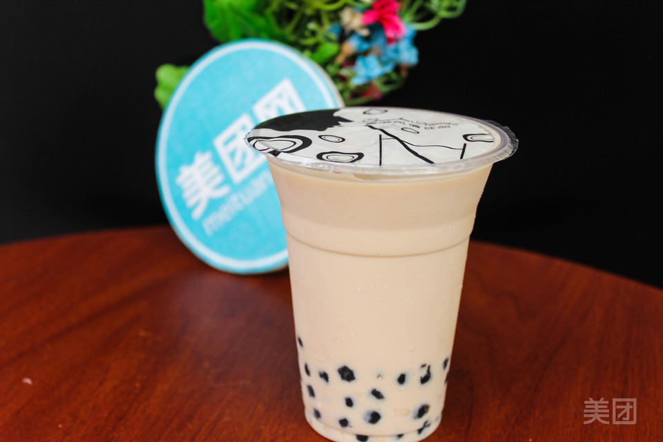 招牌原味珍珠奶茶图片