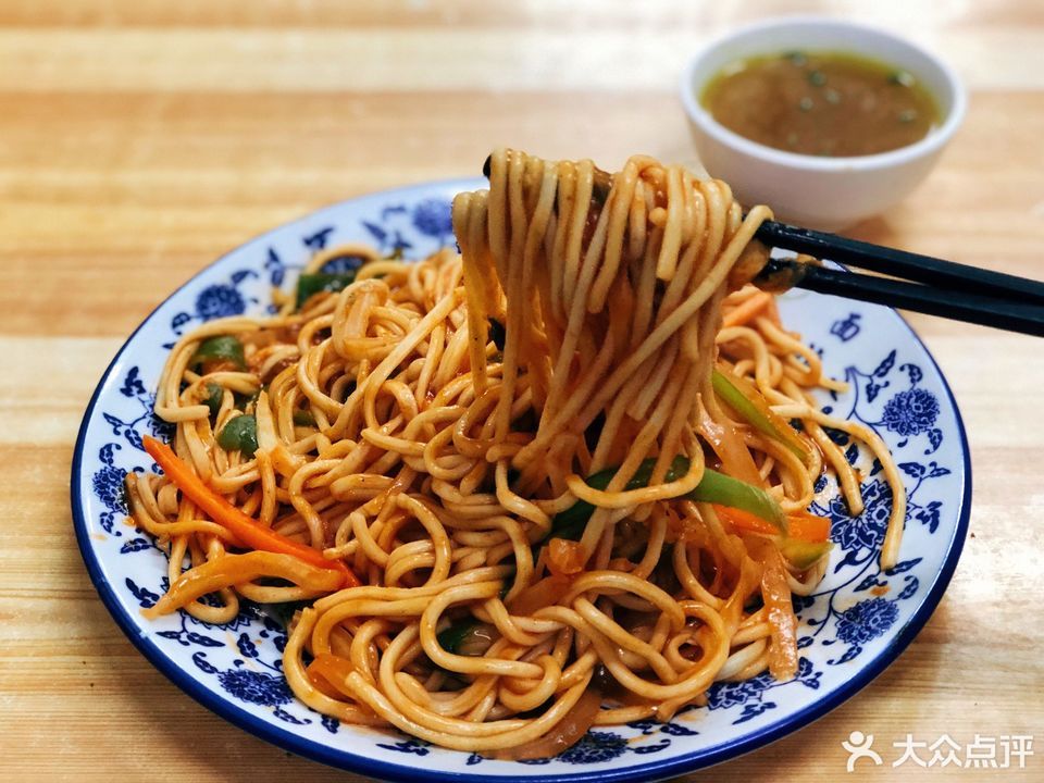 鸡蛋炒拉条图片