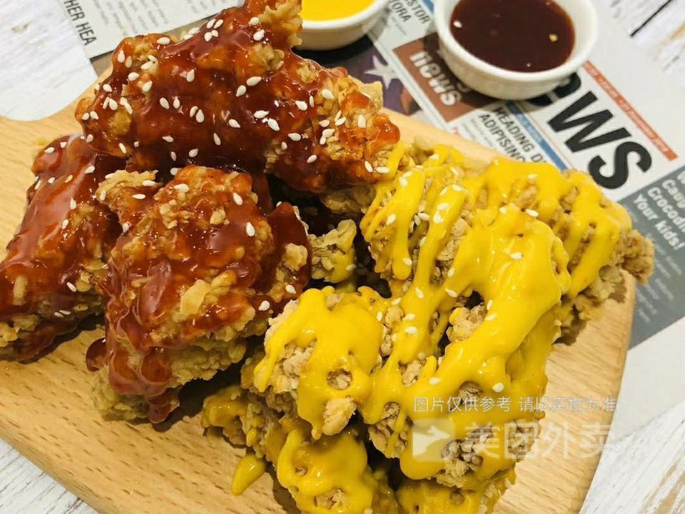 口味双拼炸鸡图片