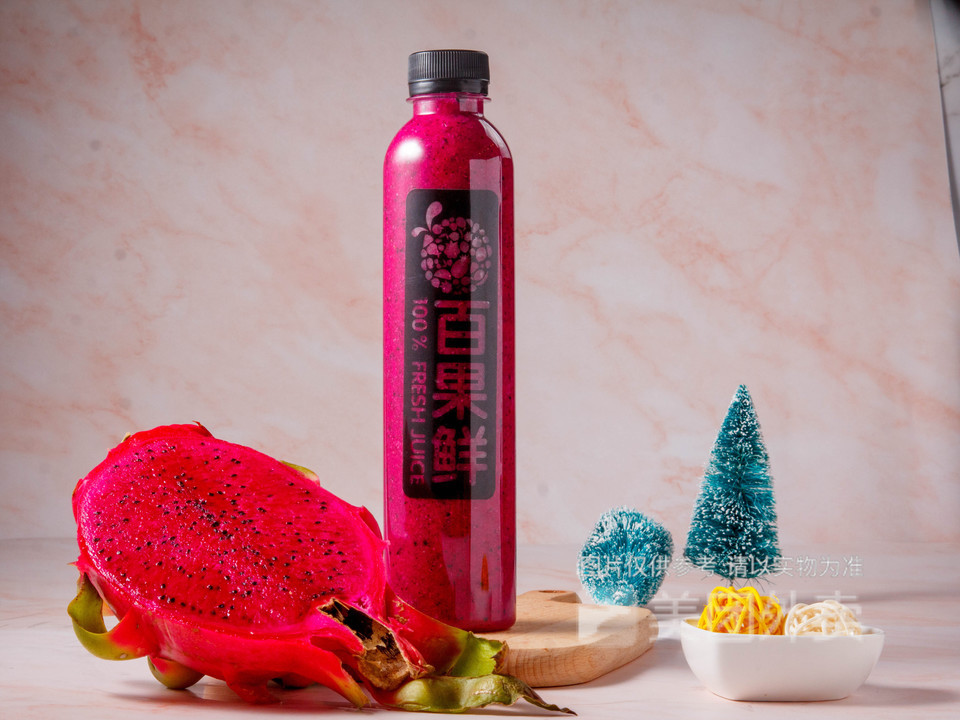 火龙果雪梨汁图片