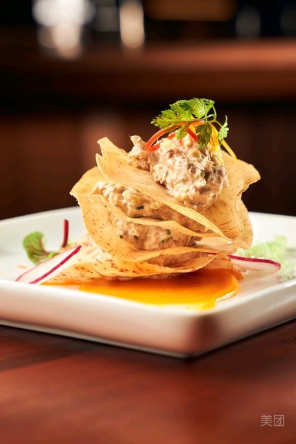 野山椒金枪鱼脆片塔塔图片