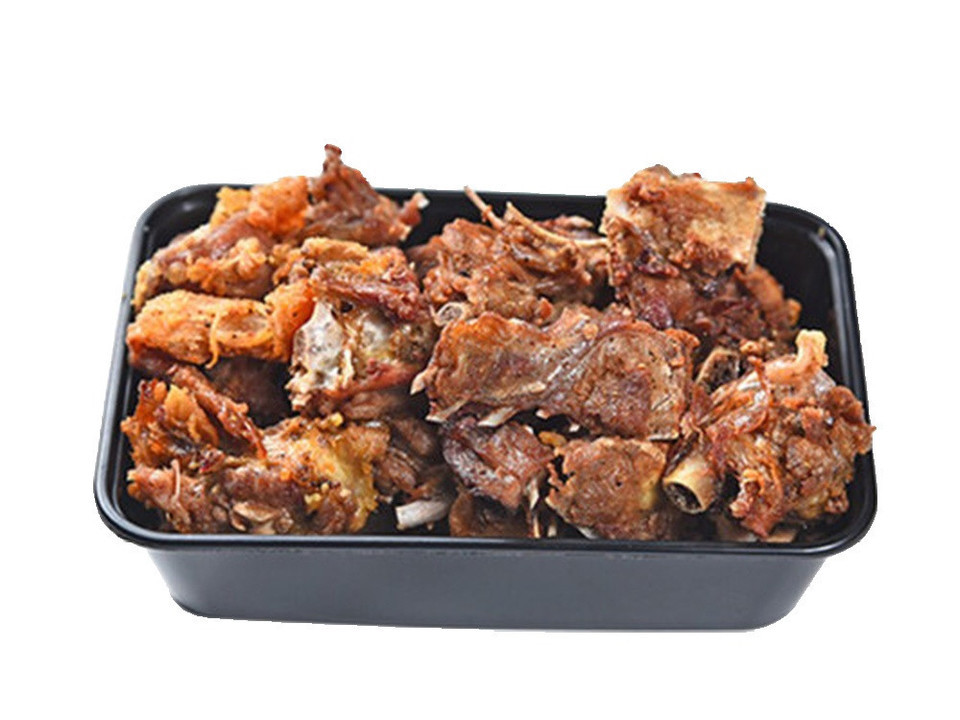 香香脆脆的椒盐炸鸭架图片