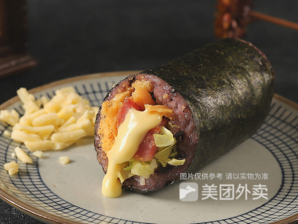 酱爆芝士饭团图片