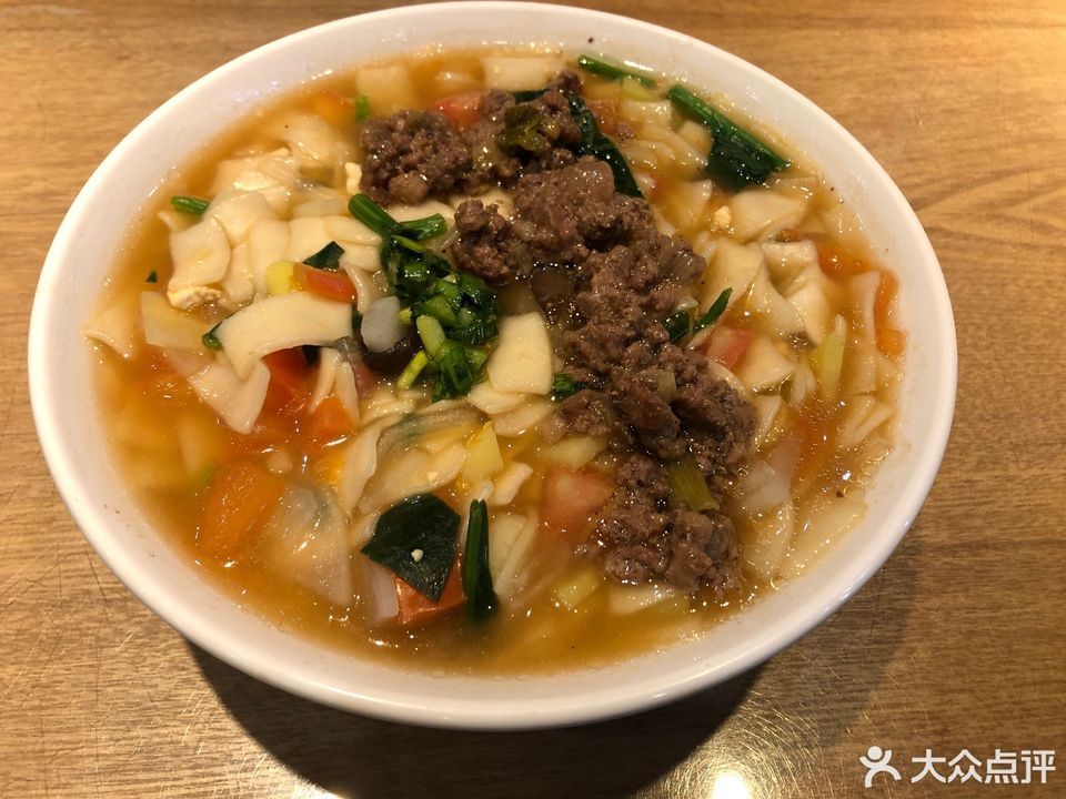 羊肉面片图片