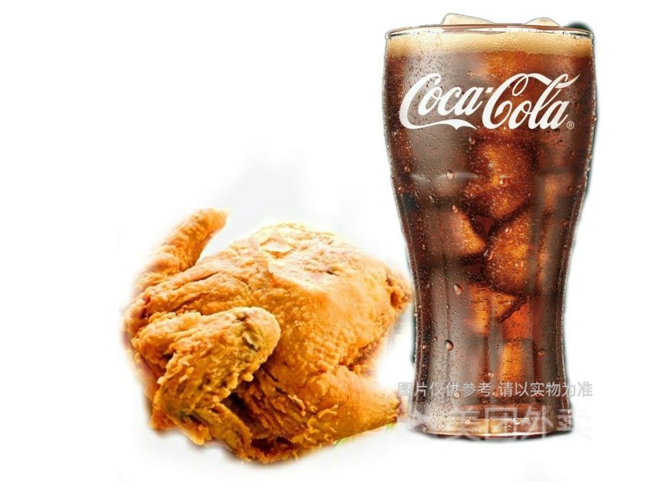 脆皮全鸡十可乐图片
