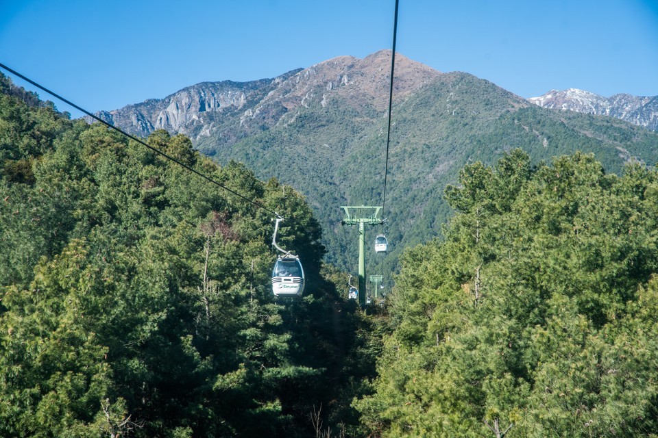 蒼山感通索道