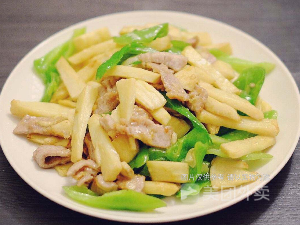 竹笋肉片图片