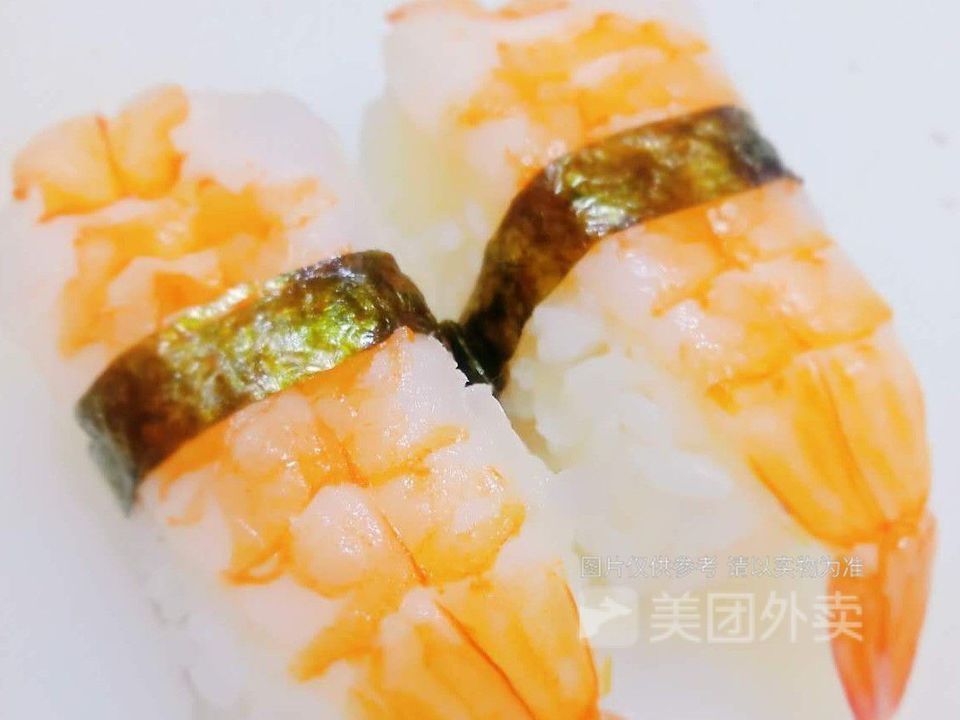 鲜虾握寿司图片