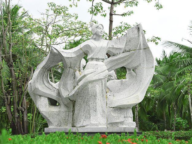 黄道婆雕像图片