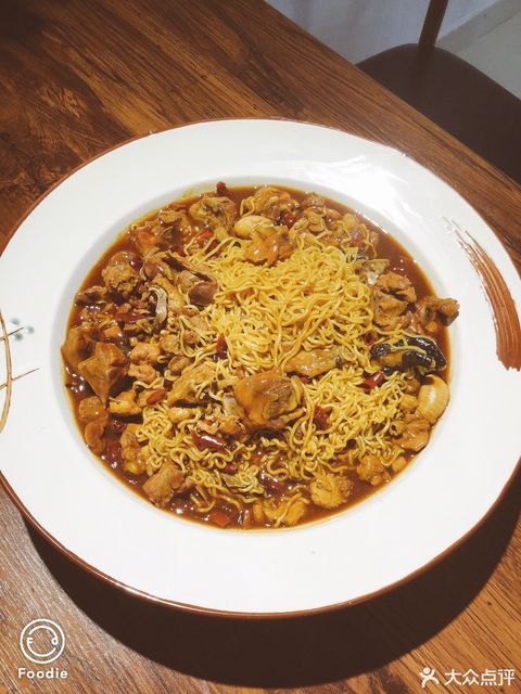 方便面炒鸡图片