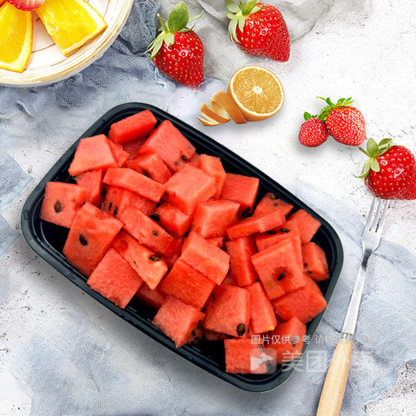 鲜切麒麟西瓜切图片