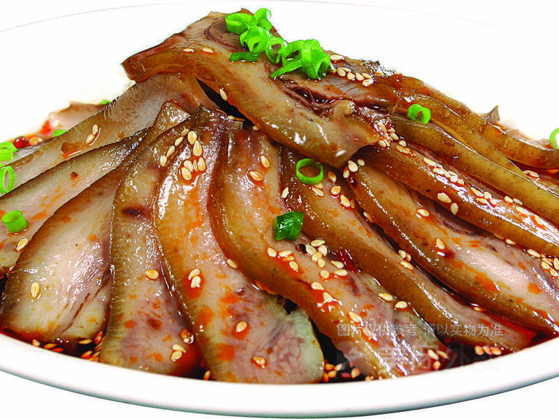 卤猪头肉图片