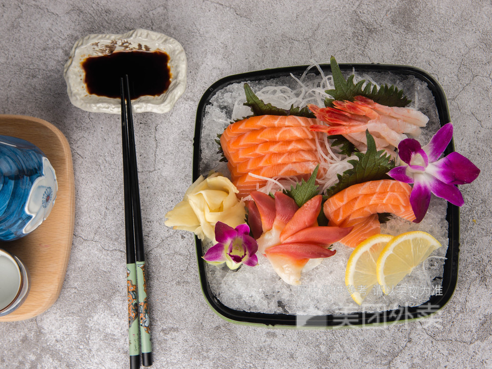 锦绣前程拼盘(刺身三拼)图片