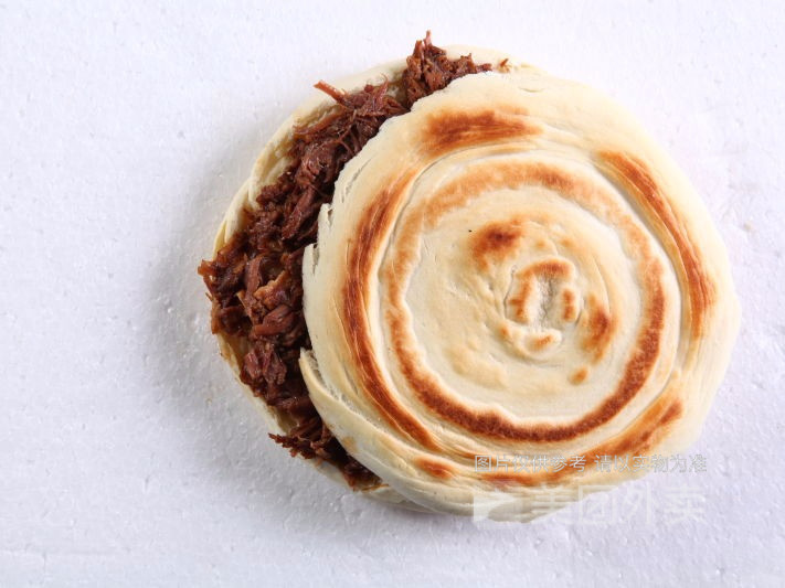 纯瘦肉夹馍图片