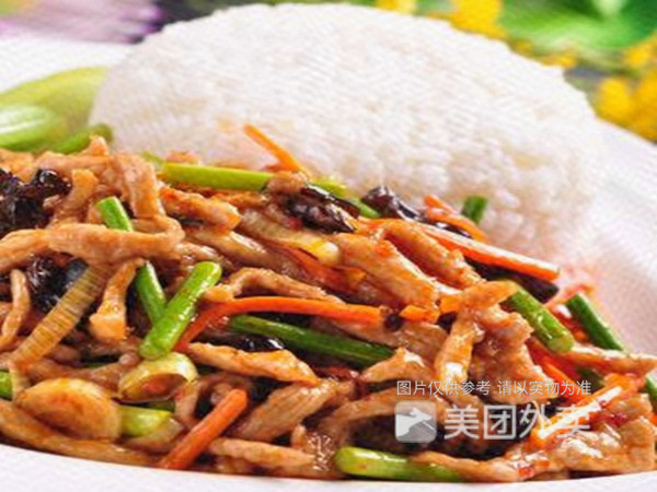 青椒肚丝盖浇饭图片