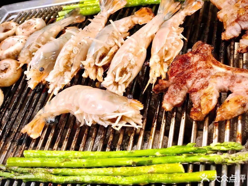 活烤大头虾图片