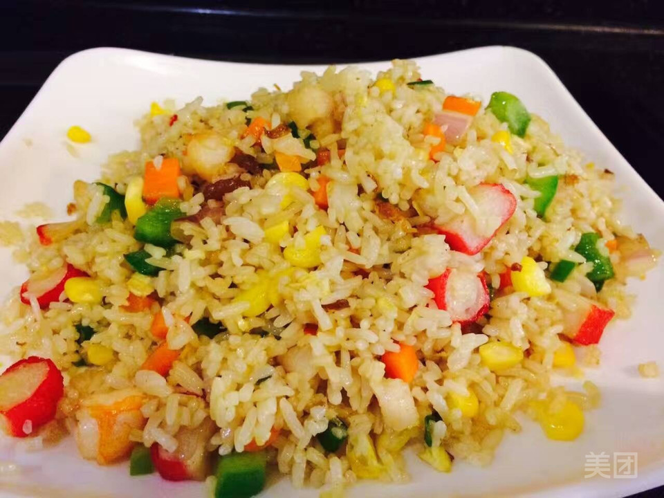 xo酱海鲜炒饭图片