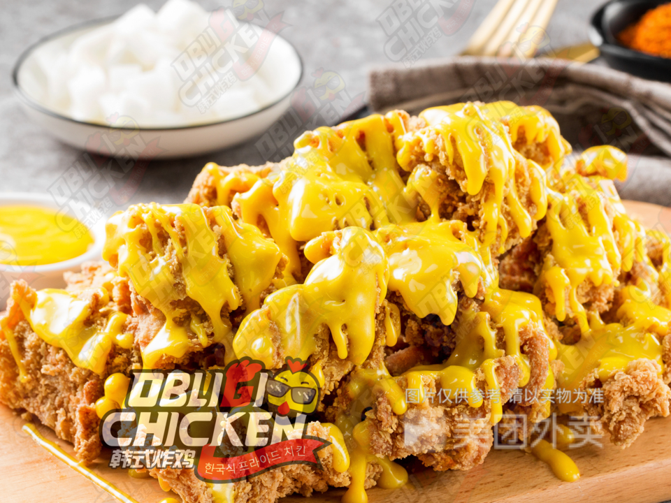 蜂蜜芥末无骨炸鸡图片