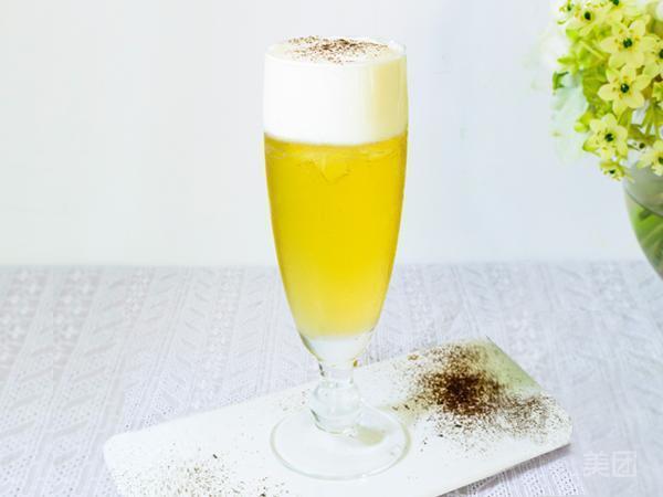 茉香绿茶奶盖图片