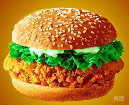 劲脆鸡腿堡图片