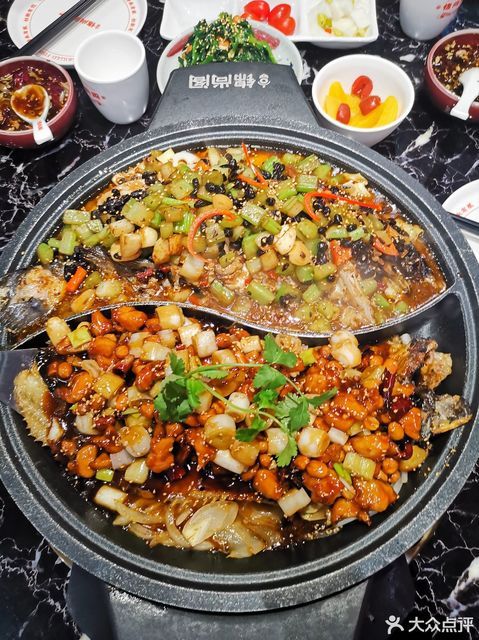 宫保鸡丁烤鱼图片