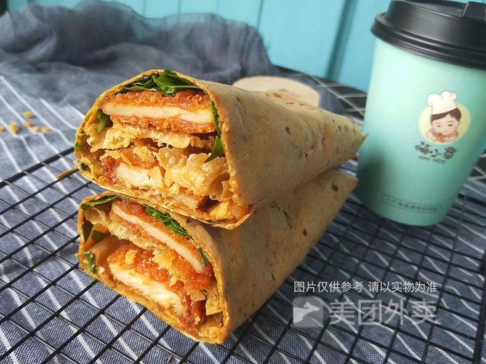 秘制鸡排杂粮煎饼