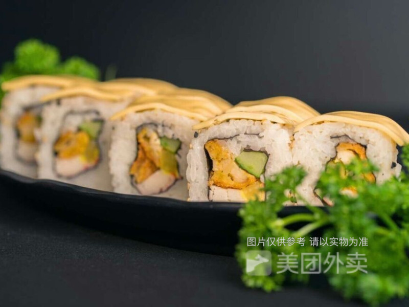 培根芝士寿司图片