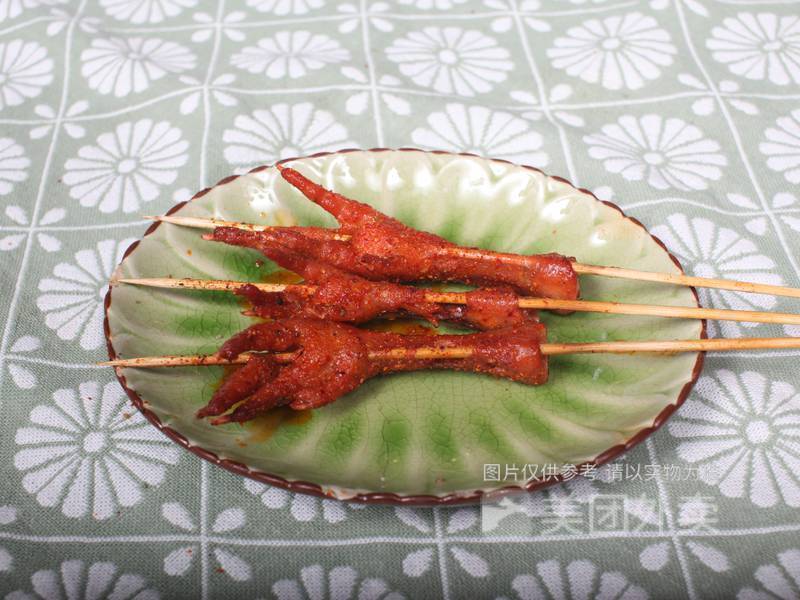 生烤鸡手图片