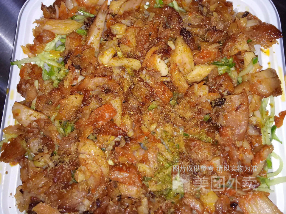 孜然烤肉拌饭图片