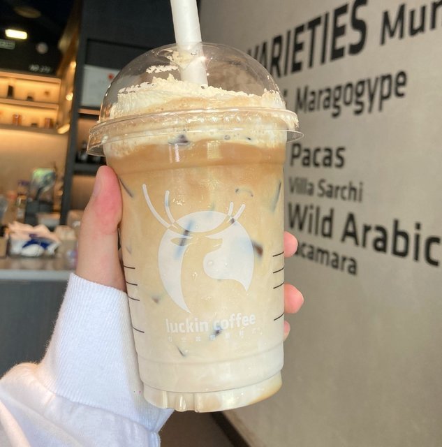 卡布奇诺瑞纳冰图片