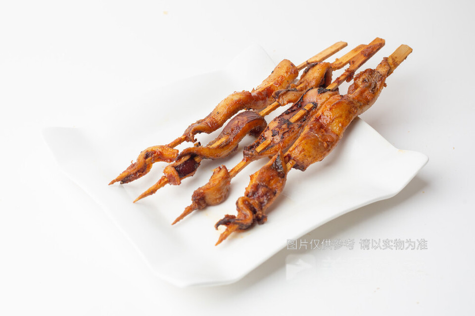 炸鱿鱼串图片
