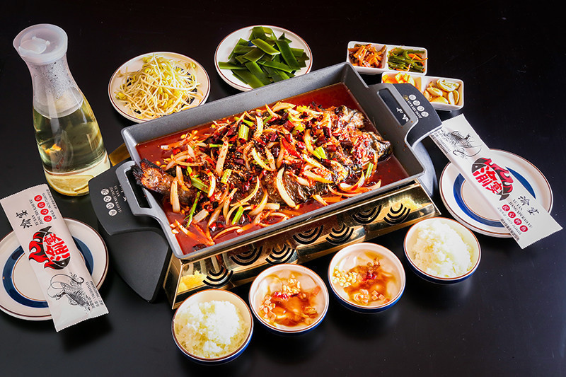 烤鱼双人套餐图片