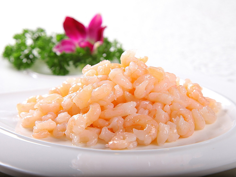 清溜手剥虾仁图片