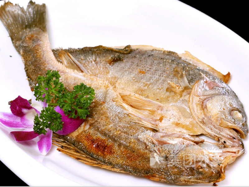 香煎海鲈鱼