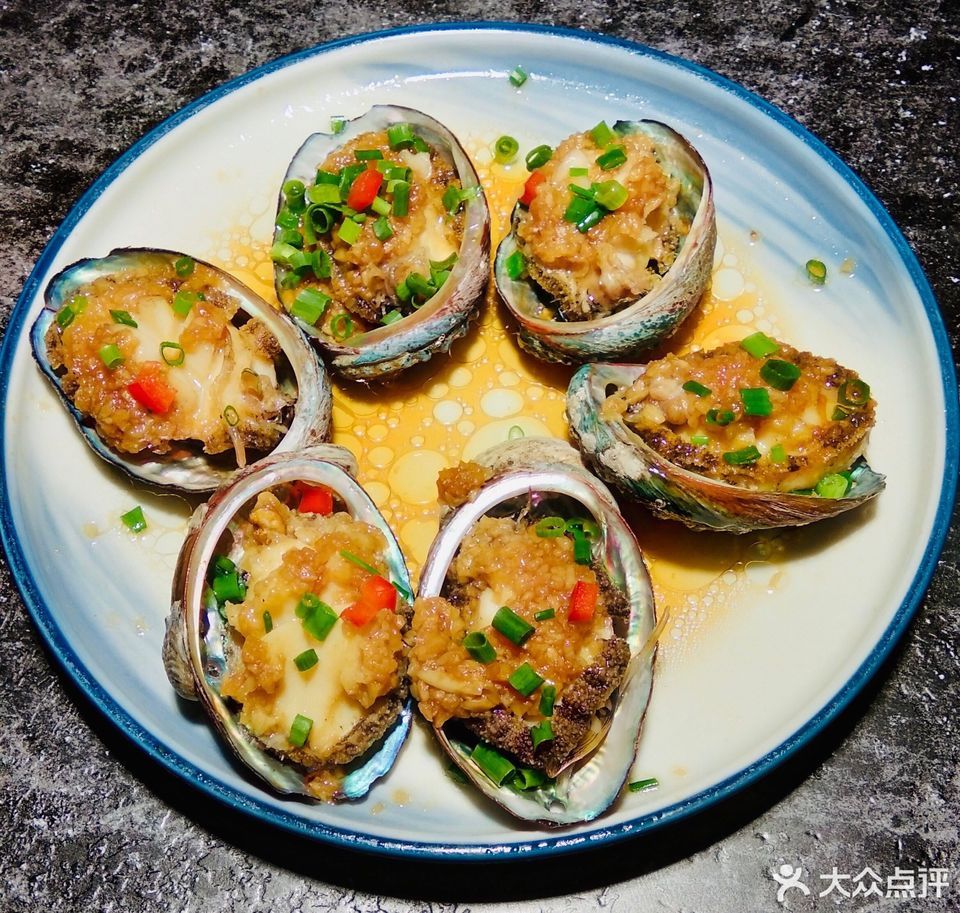 蒜蓉蒸鲍鱼仔图片