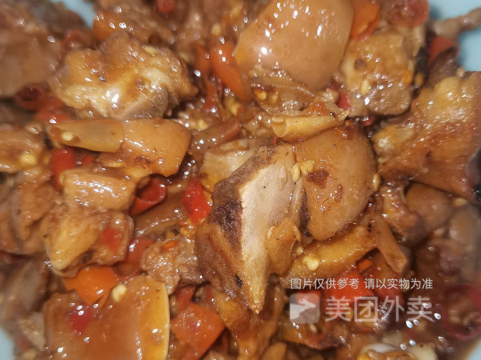 生米猪仔肉图片