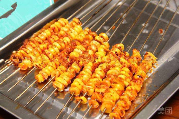 烤玉米粒图片