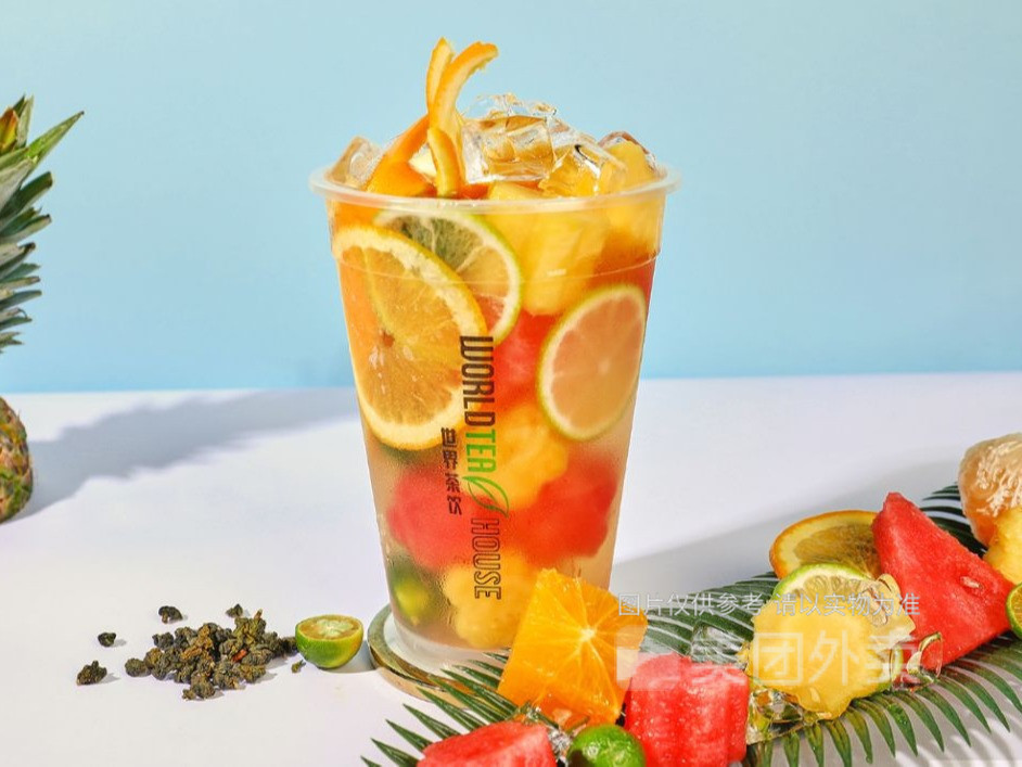 招牌水果茶超大容量图片