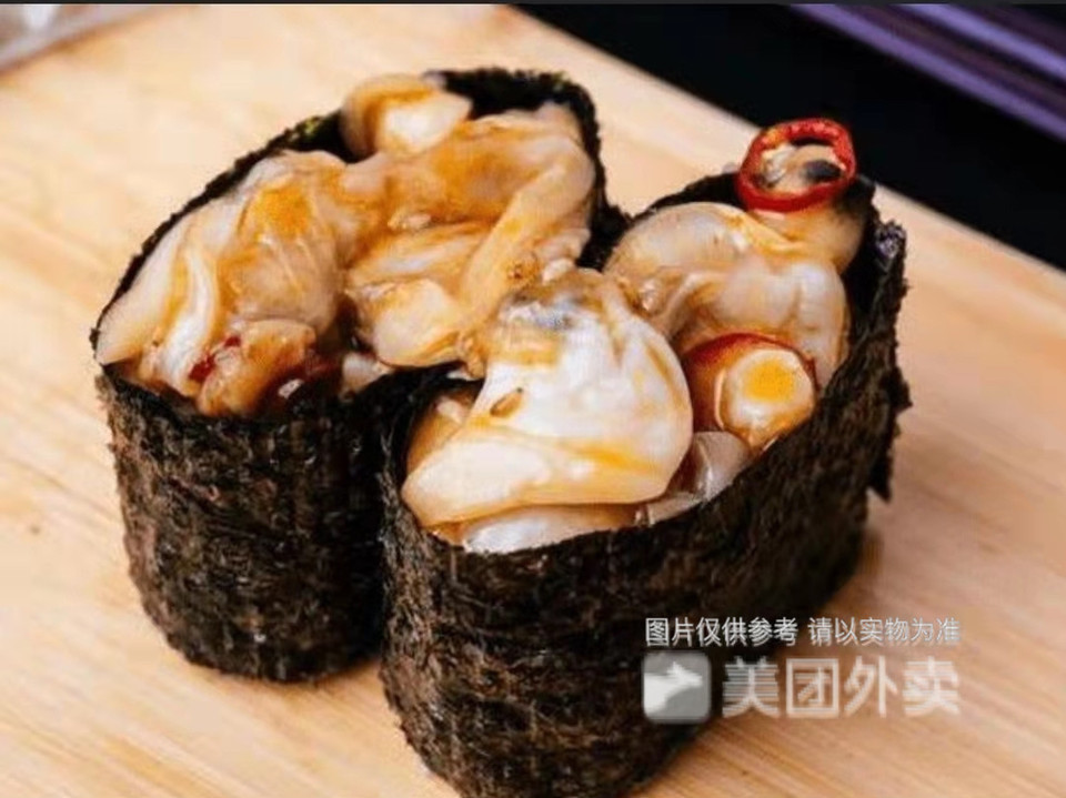 麻辣鲜蛤寿司图片