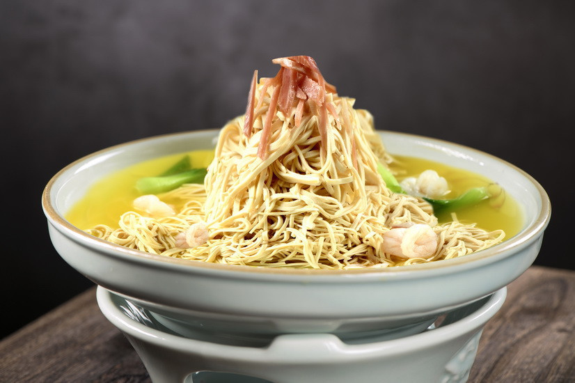 鸡汤大煮干丝图片