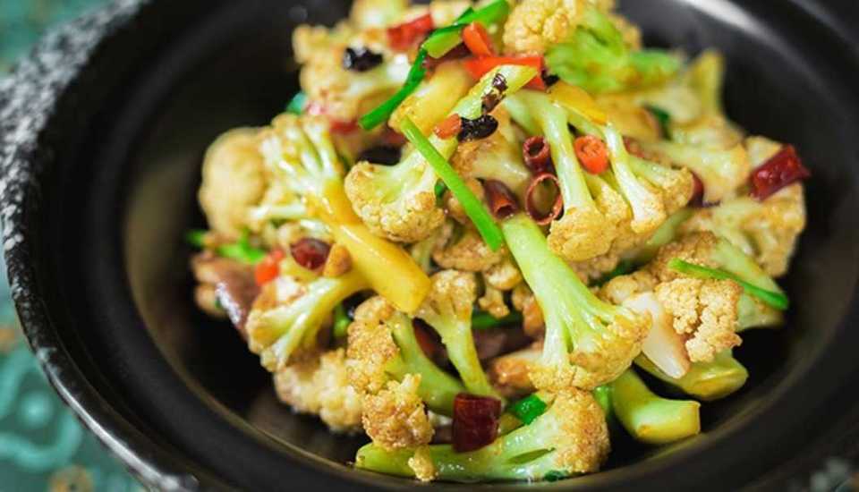砂锅有机花菜图片