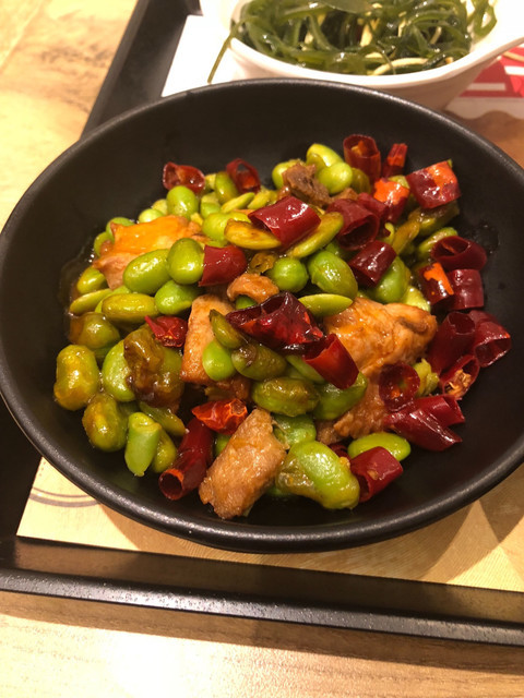 毛豆辣子鸡套餐图片