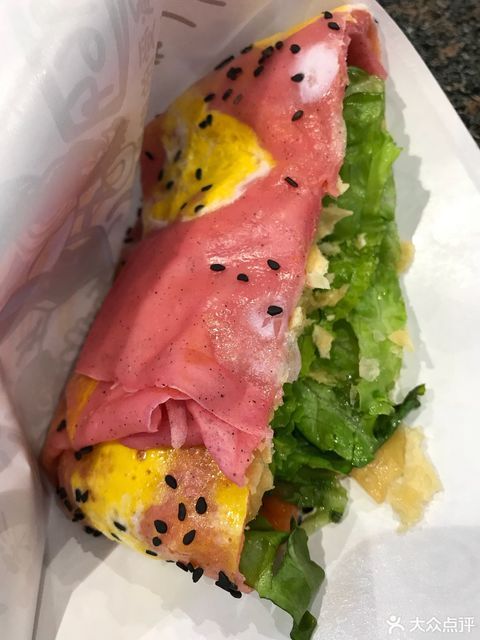 火龙果煎饼