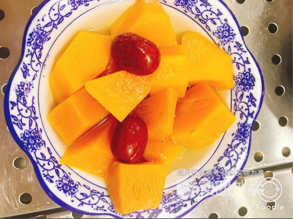 红枣冰糖蒸南瓜图片