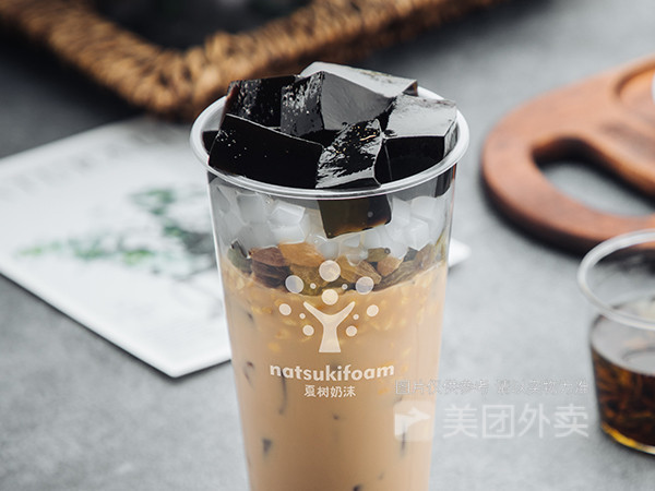 仙草奶绿大满贯图片