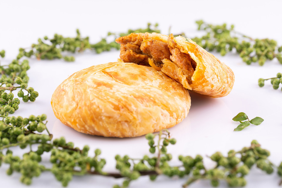 新派藤椒鸡烤饼图片