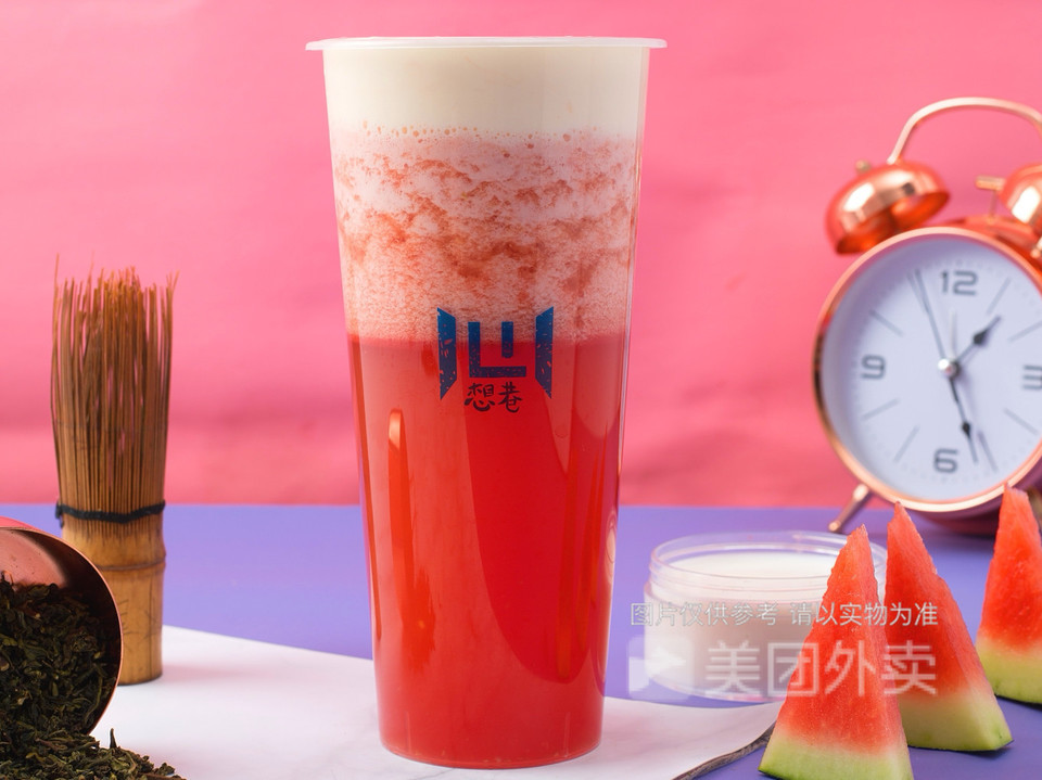 西瓜芝士奶霜图片