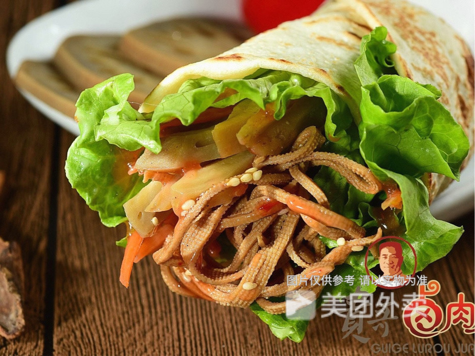 卤藕千张卷图片