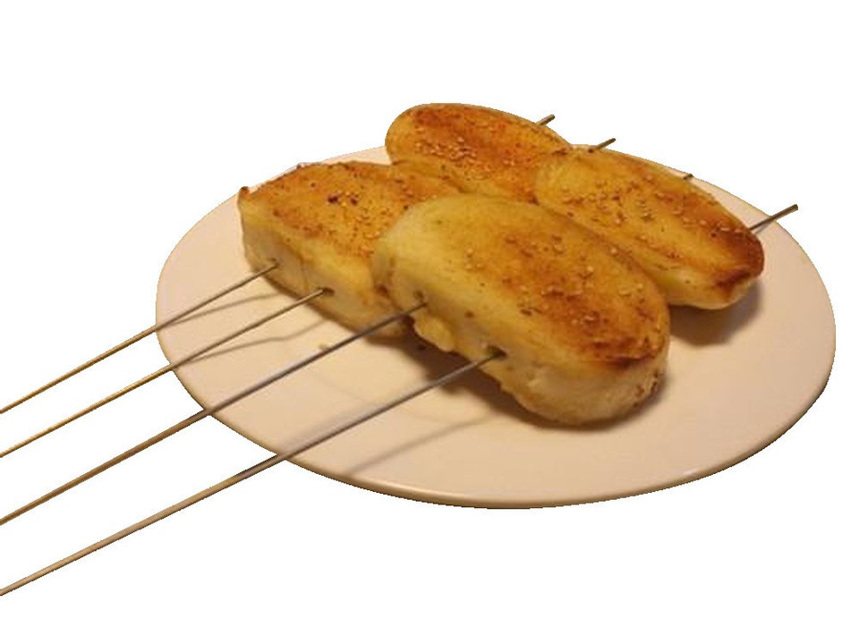 烤馒头片图片