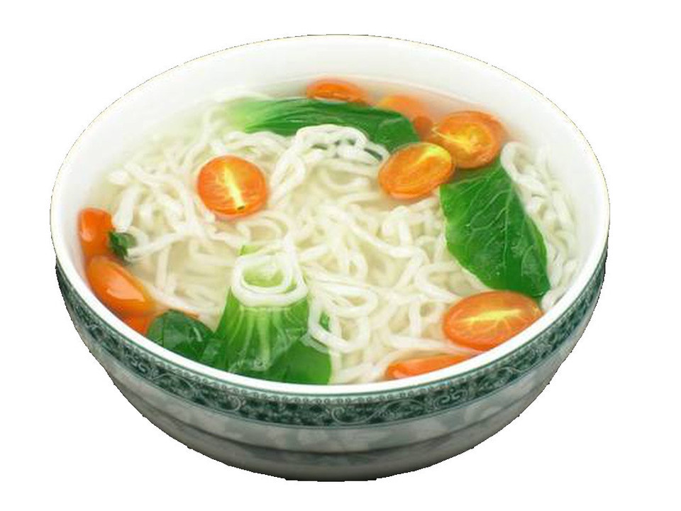 鱼汤肉丝面图片